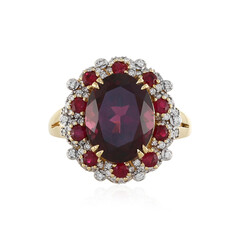 Anillo en oro con Umbalita AAA (D'vyere)