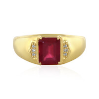Anillo en plata con Rubí de Bemainty