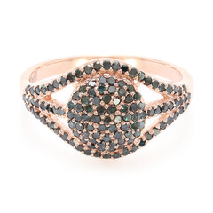 Anillo en plata con Diamante fantasía
