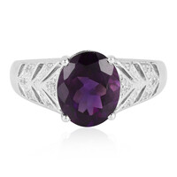 Anillo en plata con Amatista de Siberia