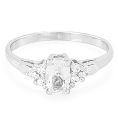 Anillo en plata con Berilo del Himalaya