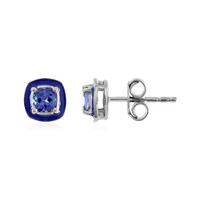 Pendientes en plata con Tanzanita