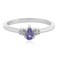 Anillo en plata con Tanzanita