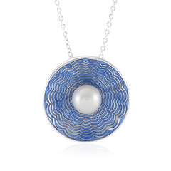 Collar en plata con Perla blanca Freshwater (Adela Silber)