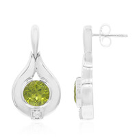Pendientes en plata con Peridoto (Remy Rotenier)
