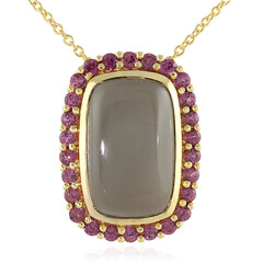 Collar en plata con Piedra de Luna