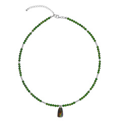 Collar en plata con Ammolita
