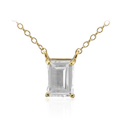 Collar en plata con Topacio blanco