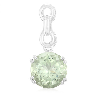 Colgante en plata con Amatista verde de Río Grande