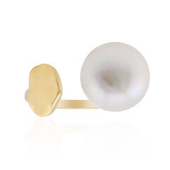 Anillo en plata con Perla blanca Freshwater