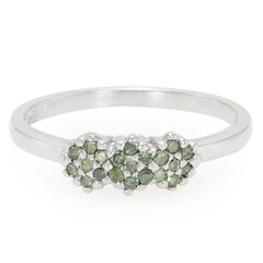 Anillo en plata con Diamante fantasía