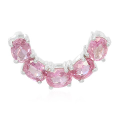 Colgante en plata con Zafiro Padparadscha