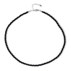 Collar en plata con Espinela negra