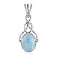 Colgante en plata con Larimar