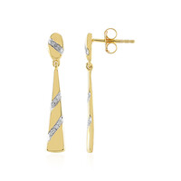 Pendientes en plata con Diamante I3 (J)