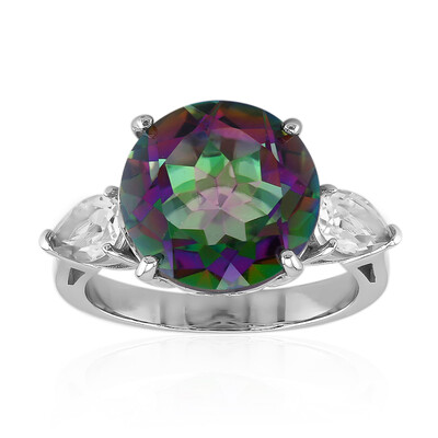 Anillo en plata con Cuarzo místico