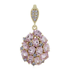 Colgante en oro con Espinela rosa (Adela Gold)