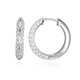 Pendientes en plata con Topacio blanco(Adela Silber)