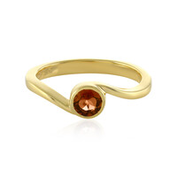 Anillo en plata con Turmalina naranja