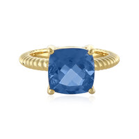 Anillo en plata con Fluorita de color cambiante
