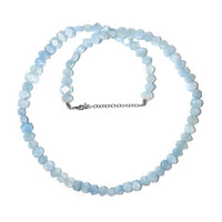Collar en plata con Aguamarina
