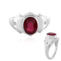 Anillo en plata con Rubí de Bemainty