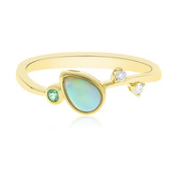 Anillo en oro con Ópalo Welo AAA (CIRARI)