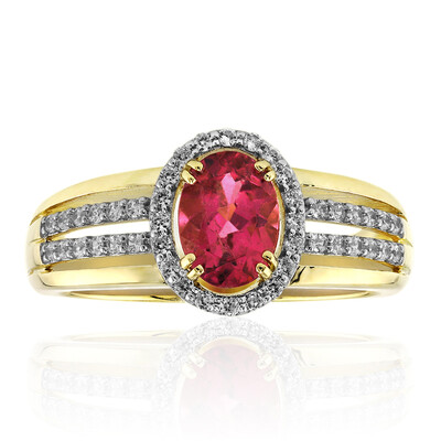 Anillo en oro con Rubelita de Nigeria (Mark Kaufman)