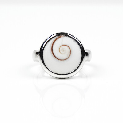 Anillo en plata con Ojo de Shiva