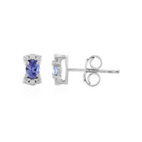Pendientes en plata con Tanzanita