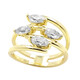 Anillo en oro con Zircón (de Melo)
