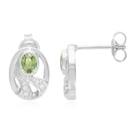 Pendientes en plata con Zafiro de Mozambique