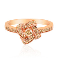 Anillo en oro con Diamante rosa de Francia de Argyle SI1