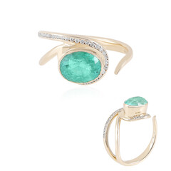 Anillo en oro con Esmeralda de Rusia (de Melo)