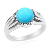 Anillo en plata con Turquesa bella durmiente (Anne Bever)
