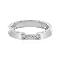 Anillo en plata con Diamante I4 (J)