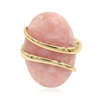 Anillo en oro con Ópalo rosa