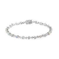 Brazalete en plata con Ópalo de Welo
