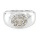 Anillo de hombre en plata con Diamante chocolate