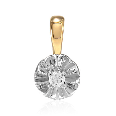 Colgante en plata con Diamante SI2 (G)  (Annette)