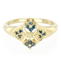 Anillo en plata con Diamante fantasía