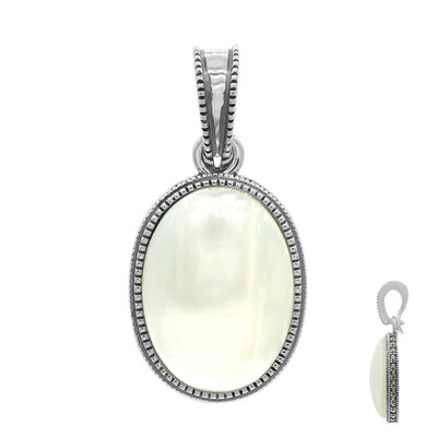 Colgante en plata con Perla Mabe (TPC)