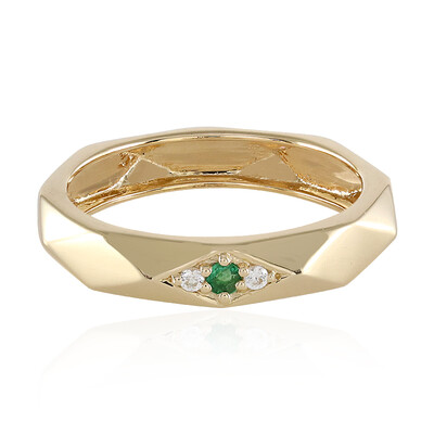 Anillo en oro con Esmeralda de Rusia (de Melo)
