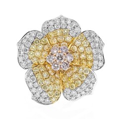 Anillo en oro con Diamante rosa I1 (CIRARI)