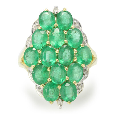Anillo en plata con Esmeralda Nova Era