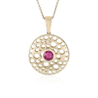 Collar en oro con Zafiro rosa de Madagascar (Ornaments by de Melo)