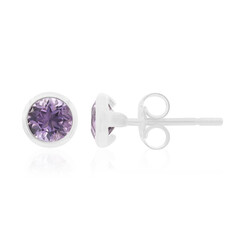 Pendientes en plata con Amatista