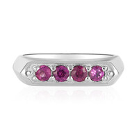 Anillo en plata con Rodolita