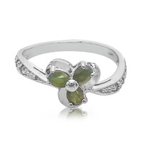 Anillo en plata con Alejandrita