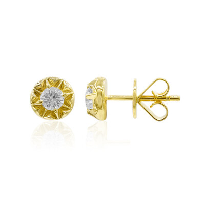 Pendientes en oro con Diamante VS1 (F) (adamantes [!])